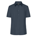 Camicia Ladies Business  Shortsleeve grigio / XS - personalizzabile con logo