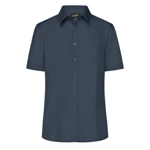 Camicia Ladies Business  Shortsleeve grigio / XS - personalizzabile con logo