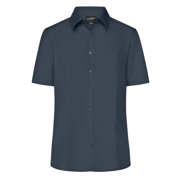 Camicia Ladies Business  Shortsleeve grigio / XS - personalizzabile con logo