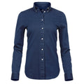 Camicia Ladies Casual Twill viola / XS - personalizzabile con logo