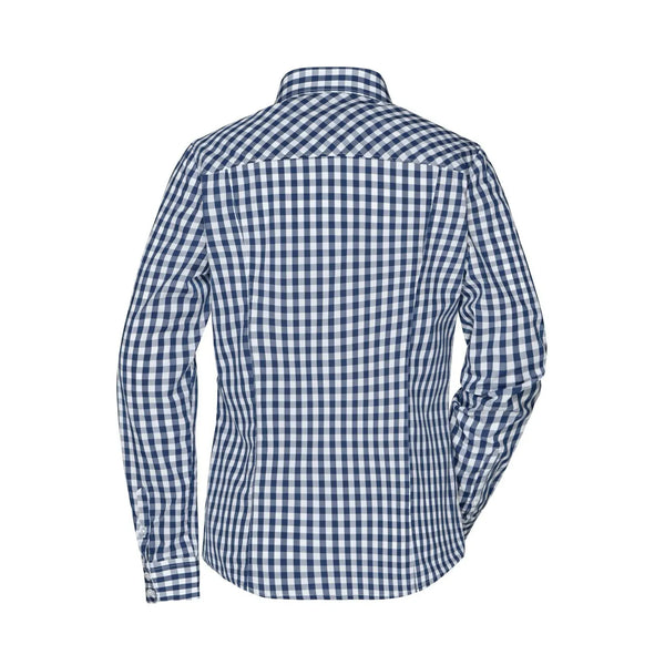 Camicia Ladies Checked Blouse - personalizzabile con logo