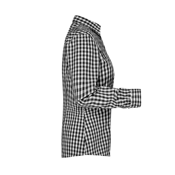 Camicia Ladies Checked Blouse - personalizzabile con logo