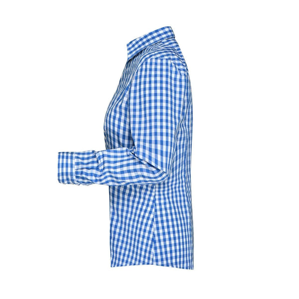 Camicia Ladies Checked Blouse - personalizzabile con logo
