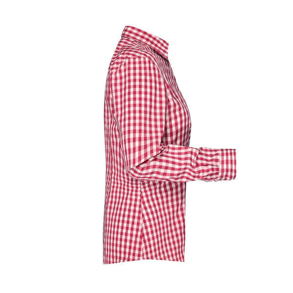 Camicia Ladies Checked Blouse - personalizzabile con logo