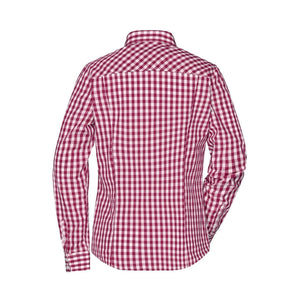 Camicia Ladies Checked Blouse - personalizzabile con logo