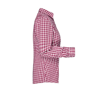 Camicia Ladies Checked Blouse - personalizzabile con logo