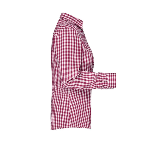 Camicia Ladies Checked Blouse - personalizzabile con logo