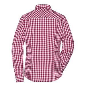 Camicia Ladies Checked Blouse - personalizzabile con logo