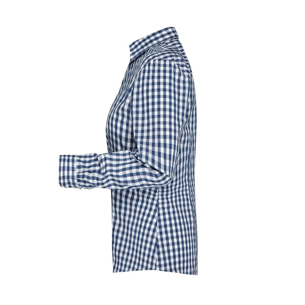 Camicia Ladies Checked Blouse - personalizzabile con logo