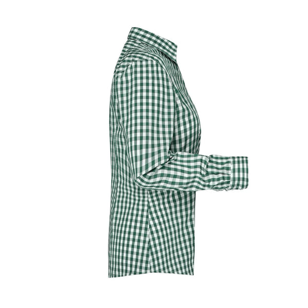 Camicia Ladies Checked Blouse - personalizzabile con logo