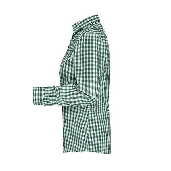 Camicia Ladies Checked Blouse - personalizzabile con logo