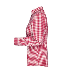 Camicia Ladies Checked Blouse - personalizzabile con logo