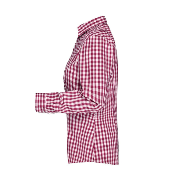 Camicia Ladies Checked Blouse - personalizzabile con logo