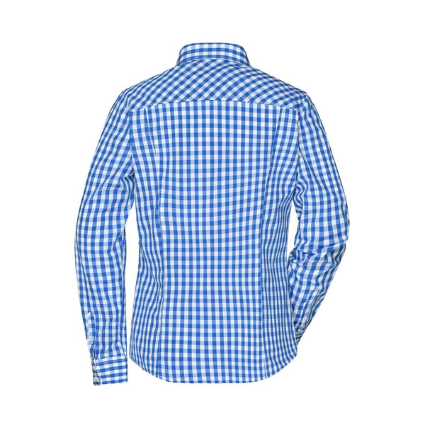 Camicia Ladies Checked Blouse - personalizzabile con logo