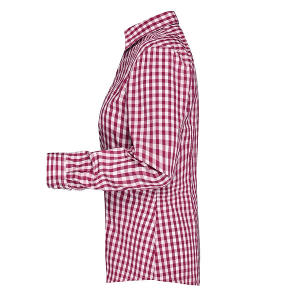 Camicia Ladies Checked Blouse - personalizzabile con logo