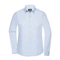 Camicia Ladies  Longsleeve Poplin light-blue / XS - personalizzabile con logo