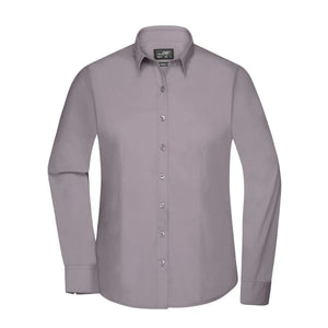 Camicia Ladies  Longsleeve Poplin - personalizzabile con logo