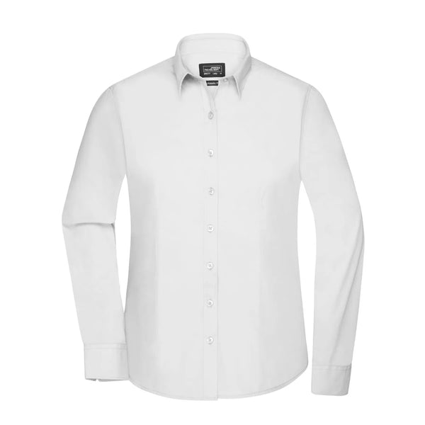 Camicia Ladies  Longsleeve Poplin - personalizzabile con logo