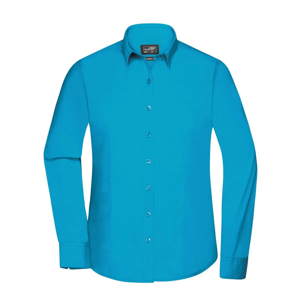 Camicia Ladies  Longsleeve Poplin - personalizzabile con logo