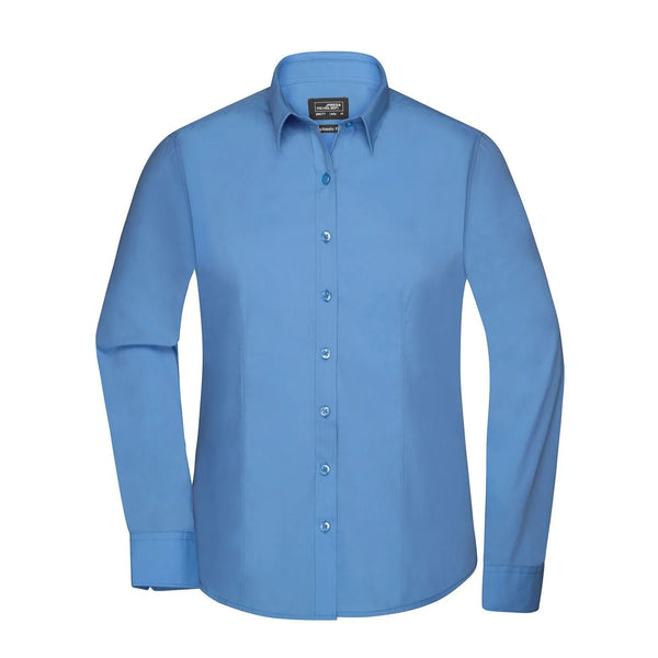 Camicia Ladies  Longsleeve Poplin - personalizzabile con logo