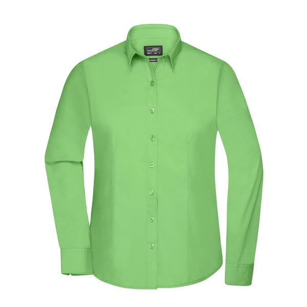Camicia Ladies  Longsleeve Poplin - personalizzabile con logo