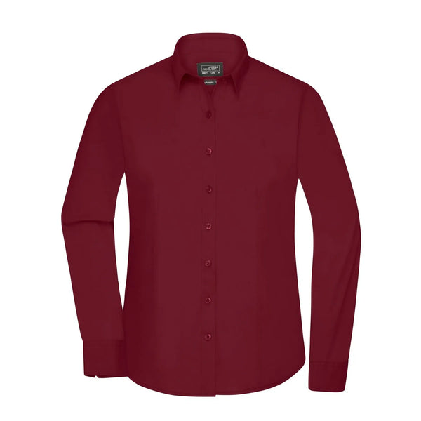 Camicia Ladies  Longsleeve Poplin - personalizzabile con logo