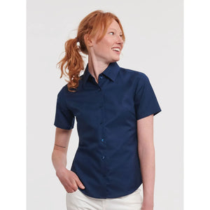 Camicia Ladies Maniche Corte Easy Care Oxford - personalizzabile con logo