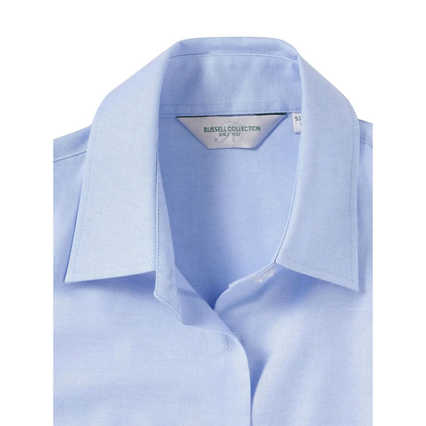 Camicia Ladies Maniche Corte Easy Care Oxford - personalizzabile con logo