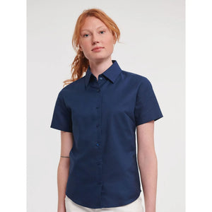 Camicia Ladies Maniche Corte Easy Care Oxford - personalizzabile con logo