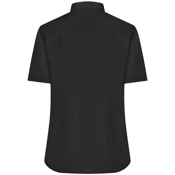Camicia Ladies  Maniche Corte Poplin - personalizzabile con logo