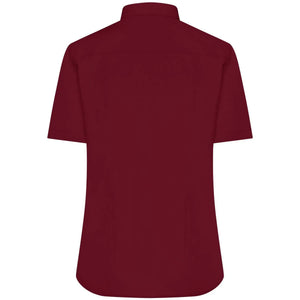 Camicia Ladies  Maniche Corte Poplin - personalizzabile con logo