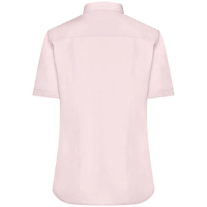 Camicia Ladies  Maniche Corte Poplin - personalizzabile con logo