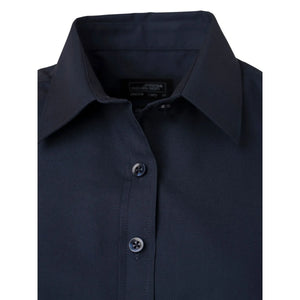 Camicia Ladies  Maniche Corte Poplin - personalizzabile con logo