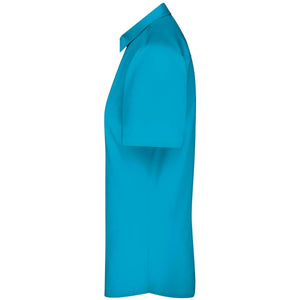Camicia Ladies  Maniche Corte Poplin - personalizzabile con logo