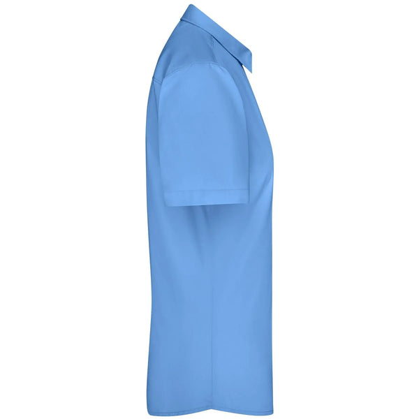 Camicia Ladies  Maniche Corte Poplin - personalizzabile con logo