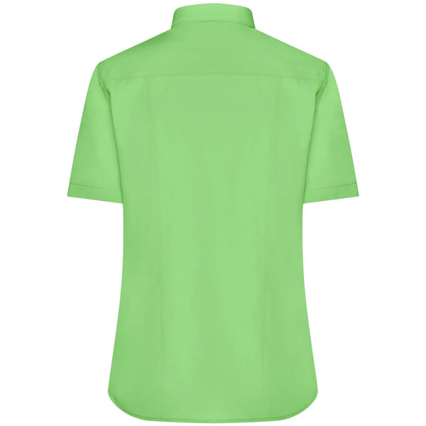 Camicia Ladies  Maniche Corte Poplin - personalizzabile con logo
