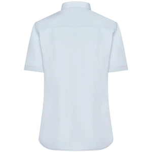 Camicia Ladies  Maniche Corte Poplin - personalizzabile con logo