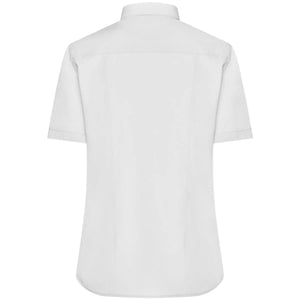 Camicia Ladies  Maniche Corte Poplin - personalizzabile con logo