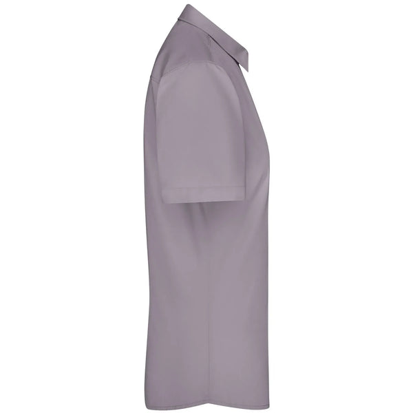 Camicia Ladies  Maniche Corte Poplin - personalizzabile con logo
