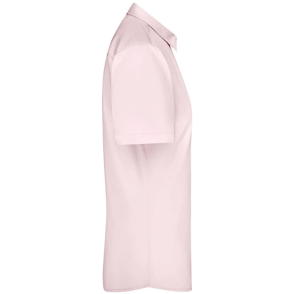Camicia Ladies  Maniche Corte Poplin - personalizzabile con logo