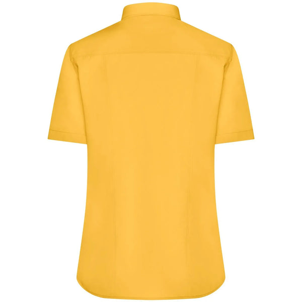 Camicia Ladies  Maniche Corte Poplin - personalizzabile con logo