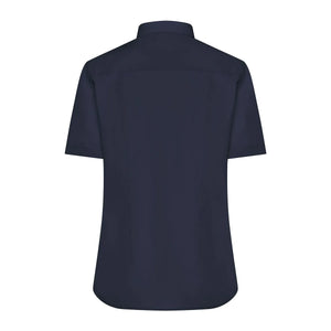 Camicia Ladies  Maniche Corte Poplin - personalizzabile con logo