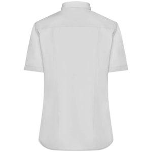 Camicia Ladies  Maniche Corte Poplin - personalizzabile con logo