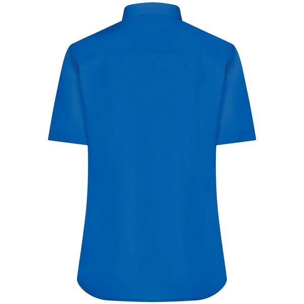 Camicia Ladies  Maniche Corte Poplin - personalizzabile con logo