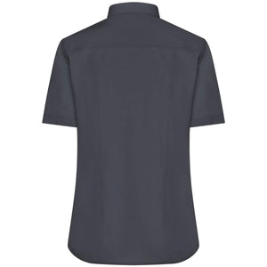 Camicia Ladies  Maniche Corte Poplin - personalizzabile con logo