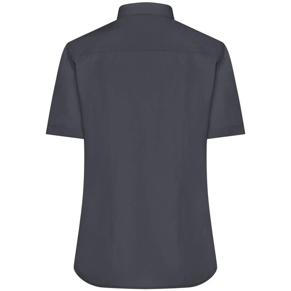 Camicia Ladies  Maniche Corte Poplin - personalizzabile con logo