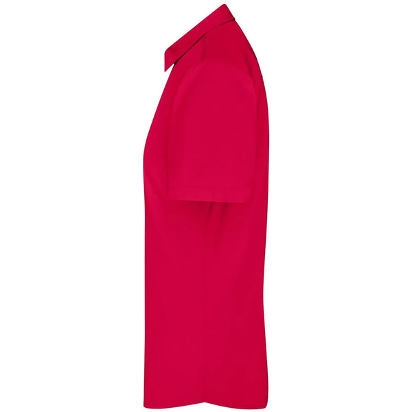 Camicia Ladies  Maniche Corte Poplin - personalizzabile con logo