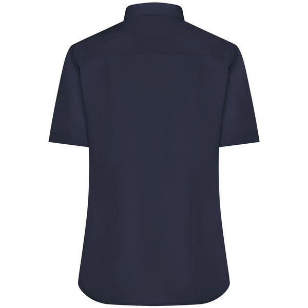 Camicia Ladies  Maniche Corte Poplin - personalizzabile con logo
