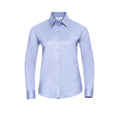 Camicia Ladies Maniche Lunghe Easy Care Oxford azzurro / XS - personalizzabile con logo