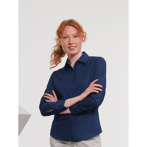 Camicia Ladies Maniche Lunghe Easy Care Oxford - personalizzabile con logo